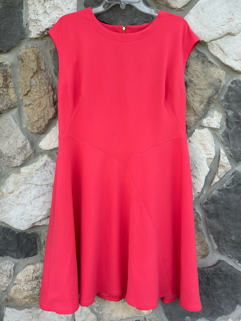 Calvin Klein Dress Size 14 Pink Career Wear Church Spring Feminine Wedding Guest